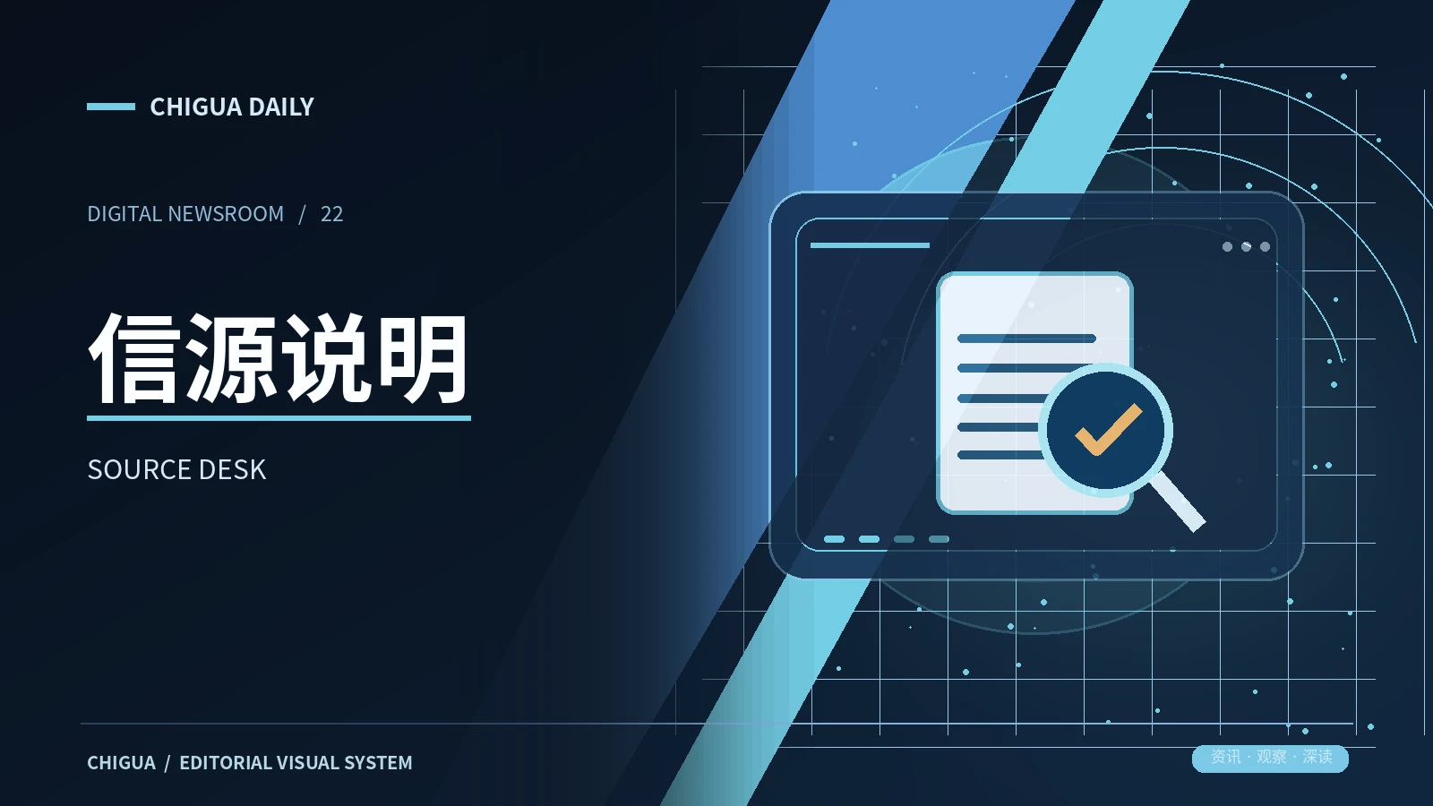 信源说明栏目的主题展示